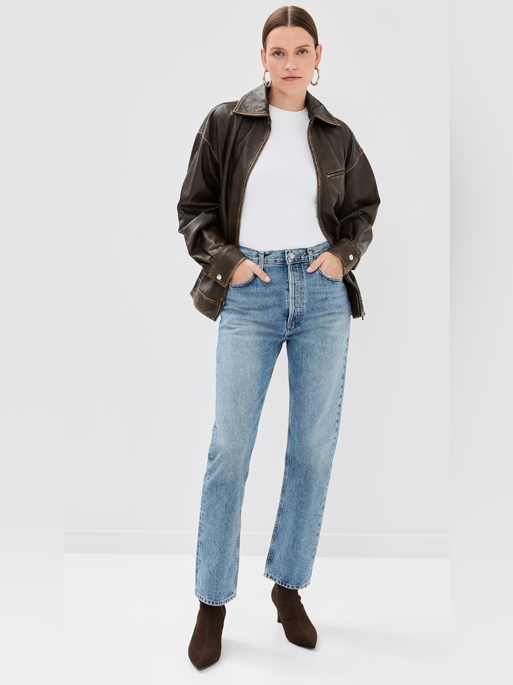 Agolde Pinch Waist Straight Leg Jeans
